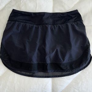 Black Lululemon tennis skirt
